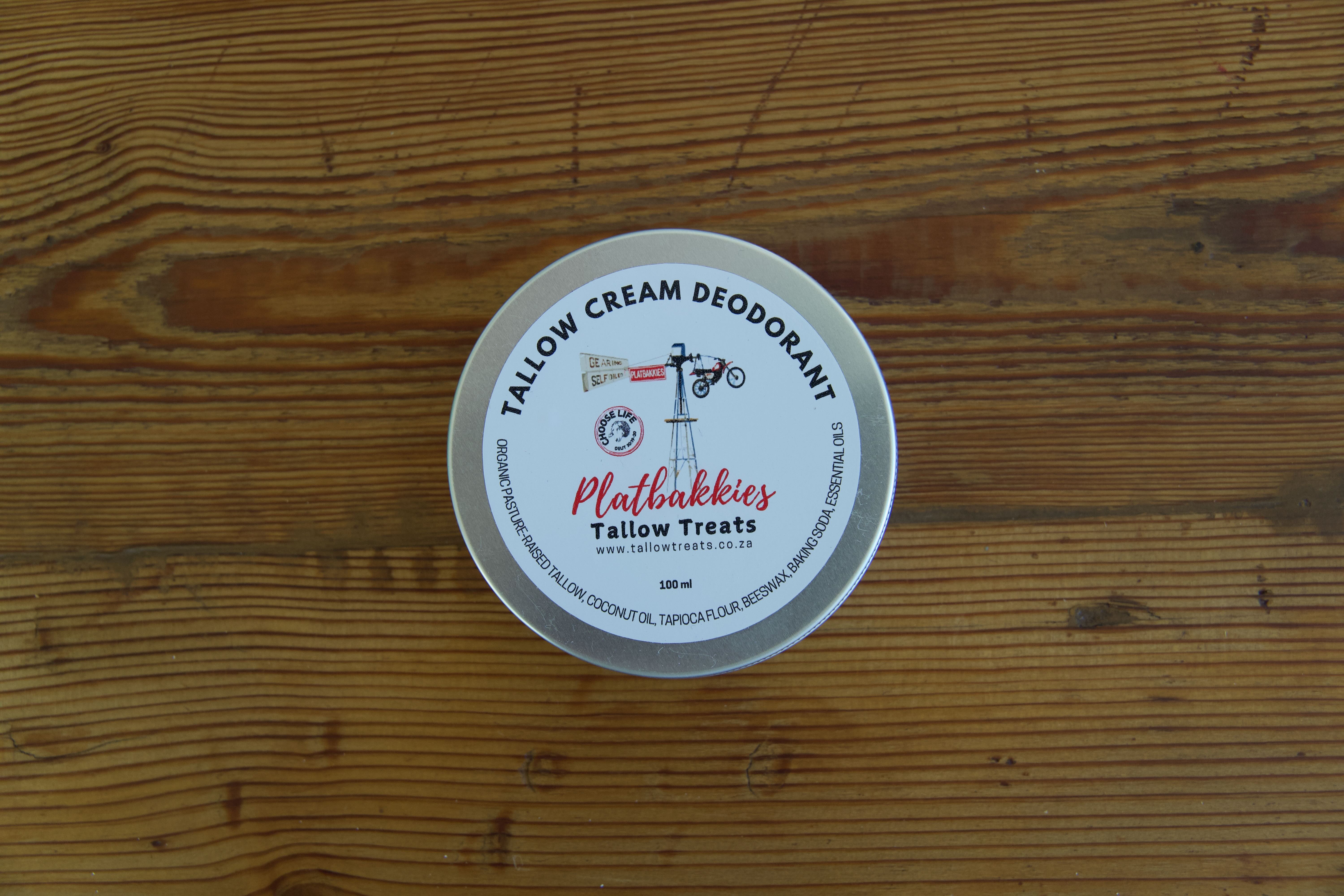 Tallow Cream Deodorant | Natural Odour Protection (100ml)