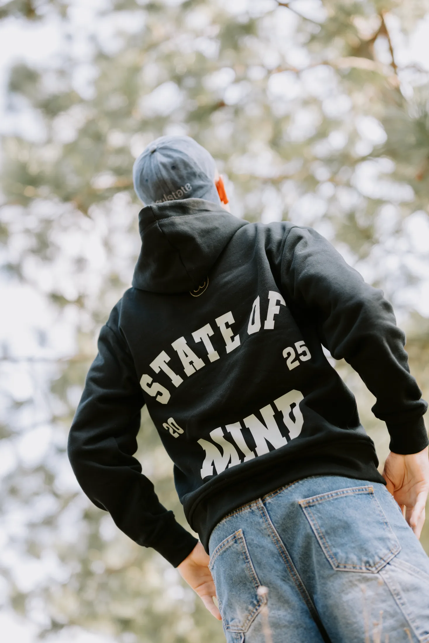 State of mind Black Hoodie