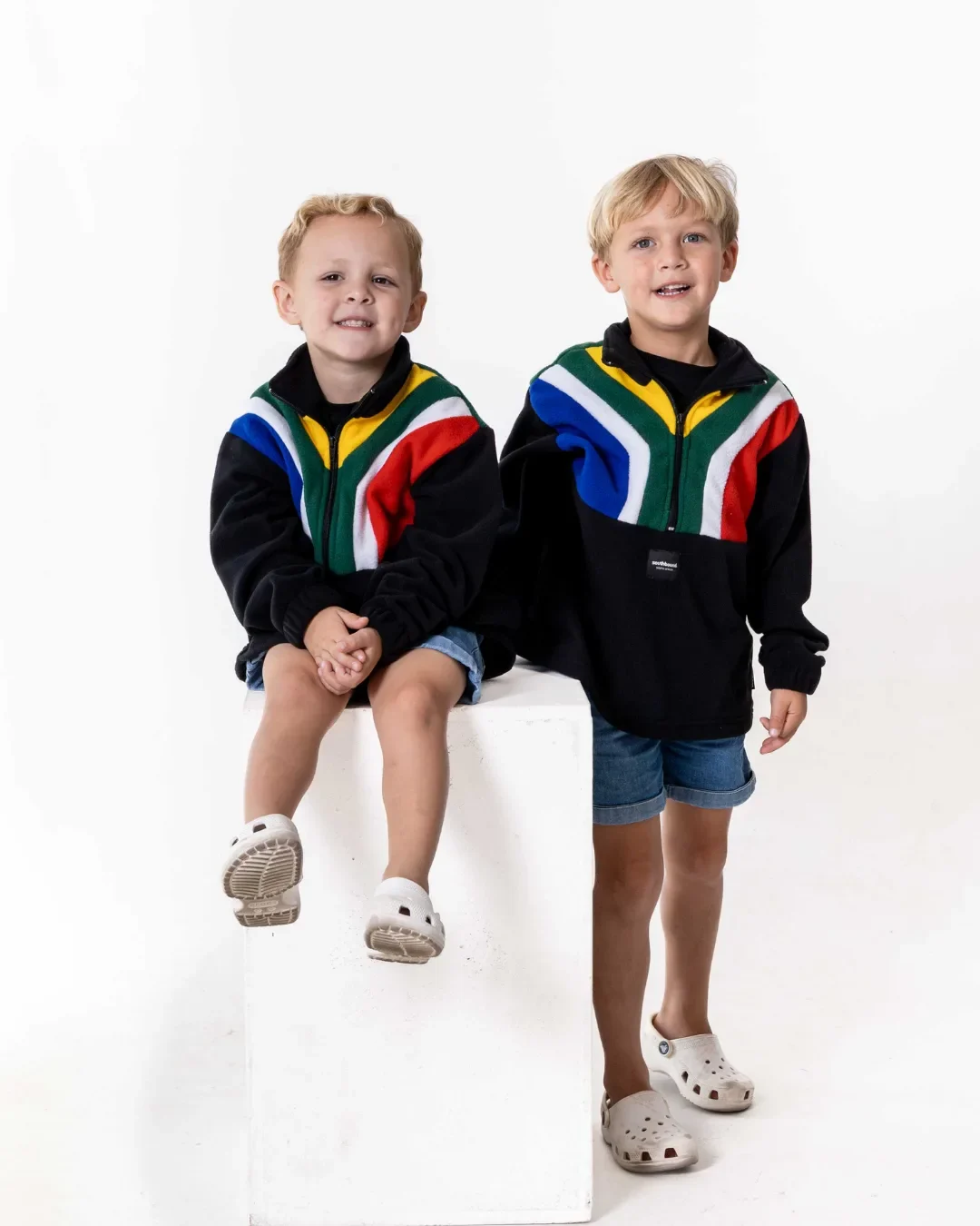 Kids Polar Fleece SA Flag Jerseys